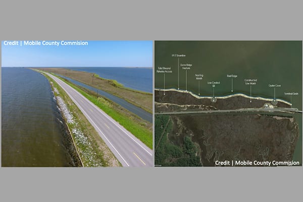 The Mobile County Commission recently voted to accept a $4.9-million National Fish and Wildlife Foundation grant for the Dauphin Island Causeway Shoreline Restoration Project’s second phase