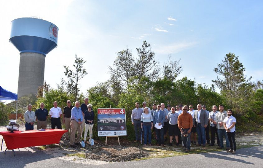 Ono Island Breaks Ground on Fire Station