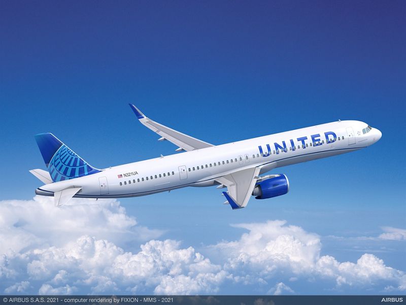 United Orders 70 Airbus Planes