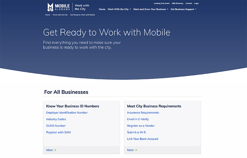 &ldquo;Work With City Of Mobile&rdquo; Launches