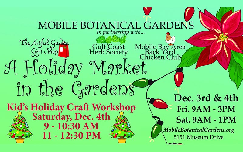 Mobile Botanical Garden Hosting Holiday Market In The Gardens This Weekend