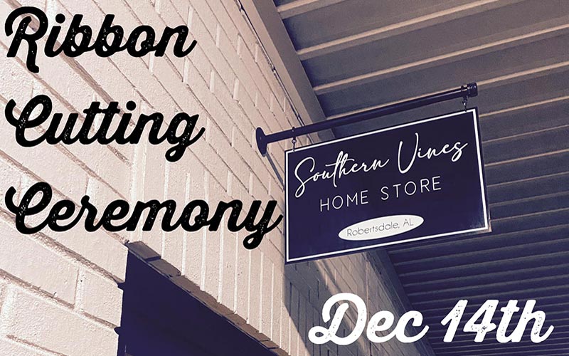 Southern Vines Home Store To Hold Ribbon Cutting