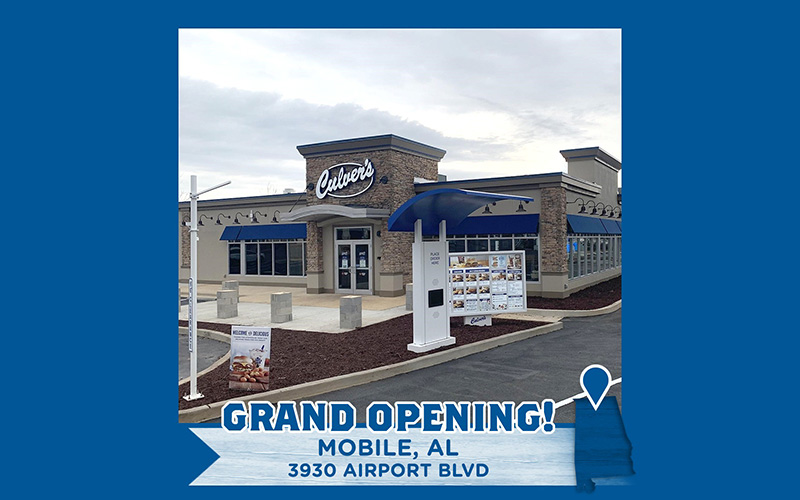 Culver&rsquo;s Opens In Mobile