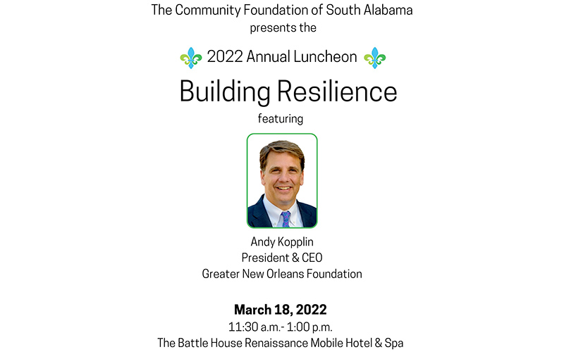 Community Foundation Of South Alabama Yearly Luncheon Coming Up