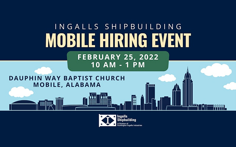 Ingalls Hiring Event Coming To Mobile