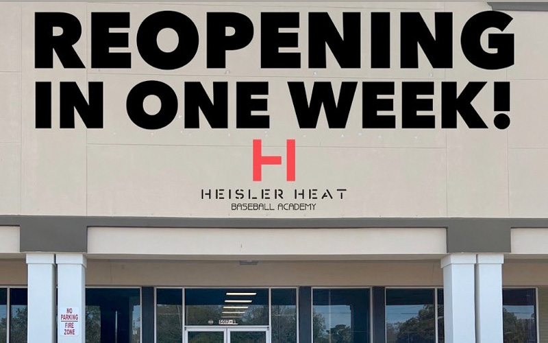Heisler Heat Baseball Academy To Reopen In New Location