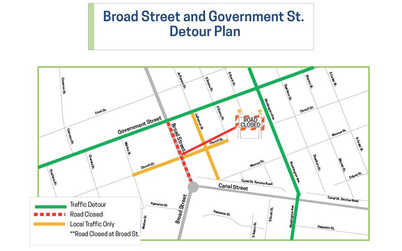 Mobile Begins Work On Broad Street