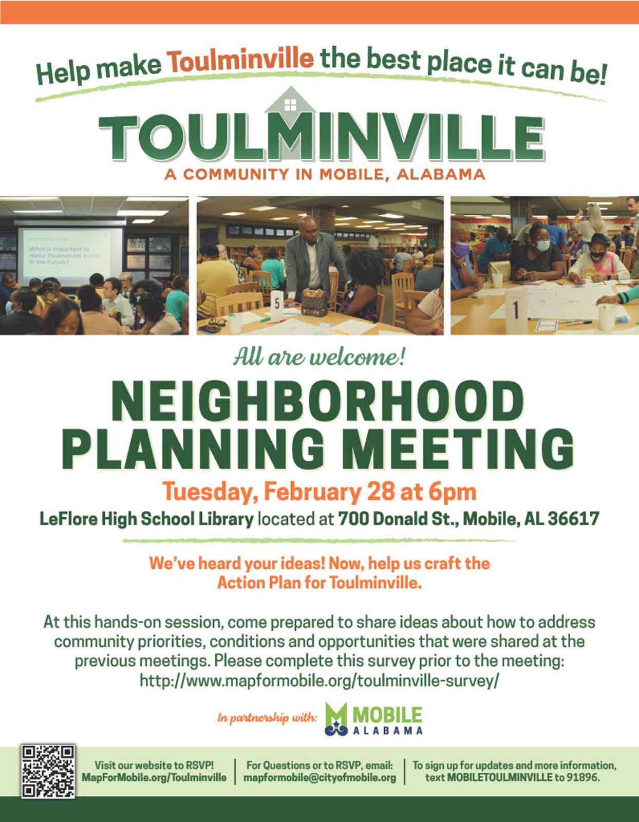 Toulminville Planning Meeting Coming Up