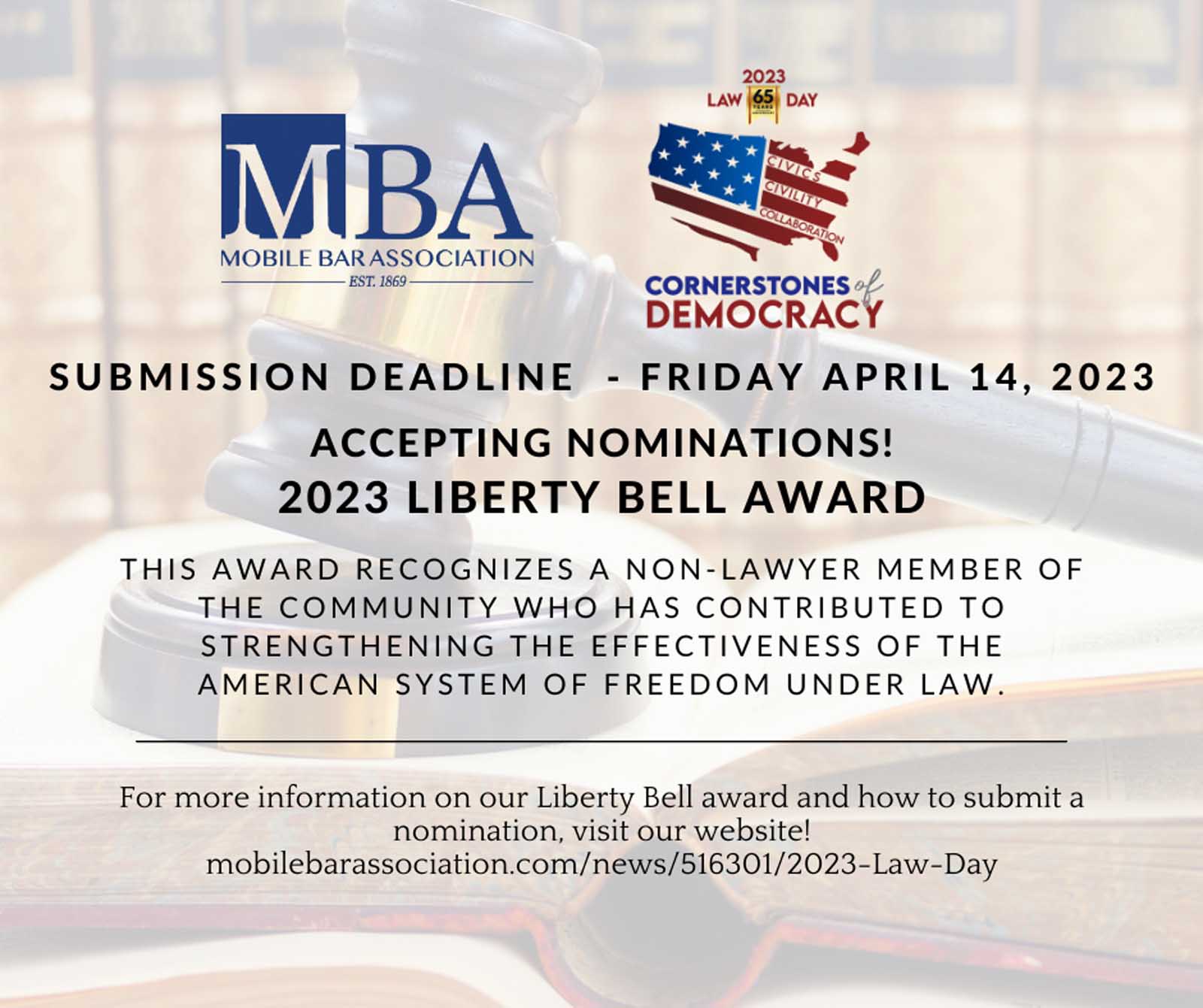 Mobile Bar Association Seeks Nominations For Liberty Bell Award