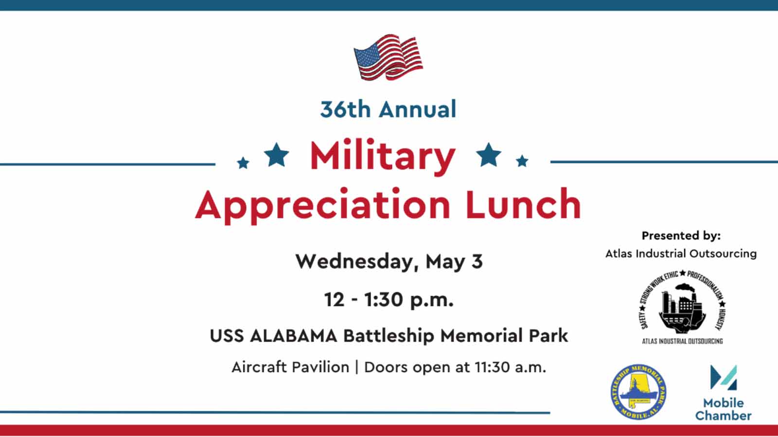 Mobile Chamber Military Appreciation Lunch Announced