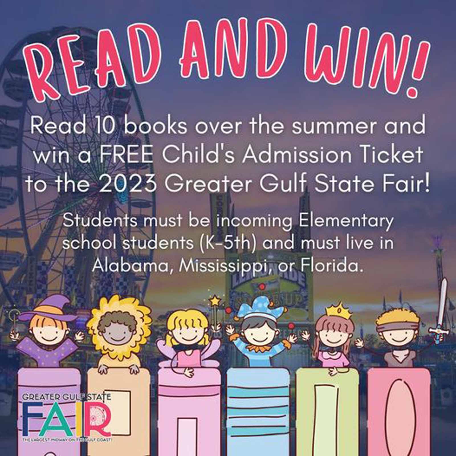 Greater Gulf State Fair Read And Win Program Launches