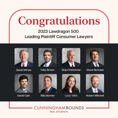 Cunningham Bounds Attorneys Named To Lawdragon 500 List