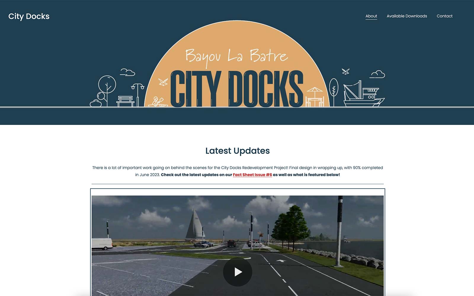 Bayou La Batre City Docks Updates Website