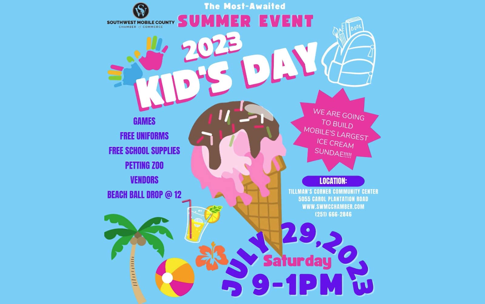 SWMCC Kid&rsquo;s Day Set For July