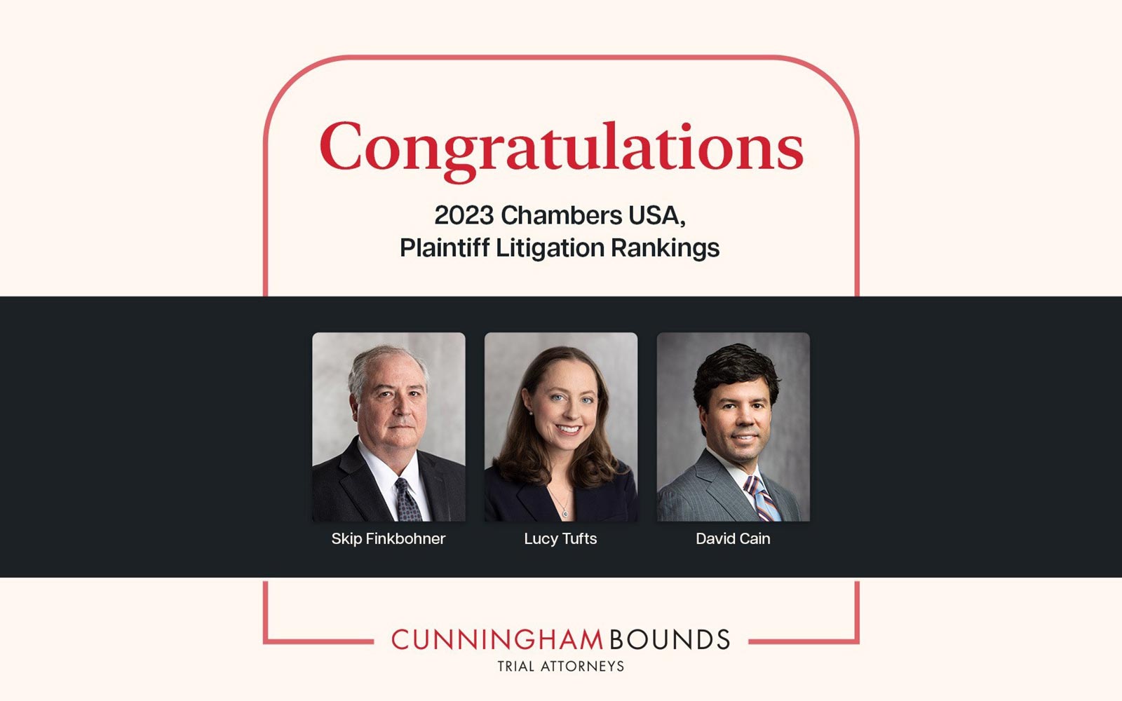 Cunningham Bounds Recognized As Top Firm