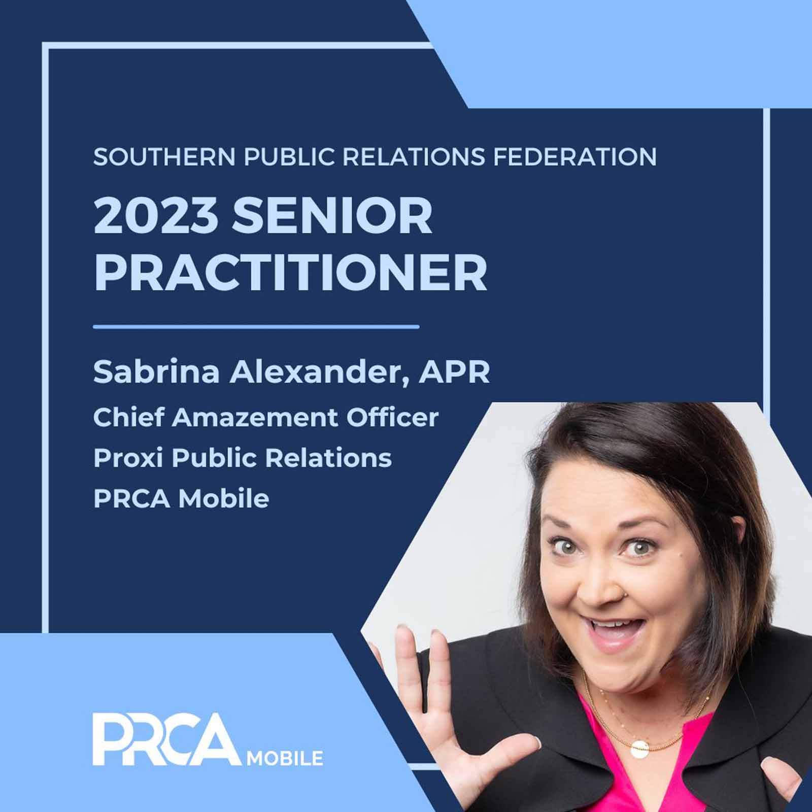 Alexander Named SPRF Senior Practitioner