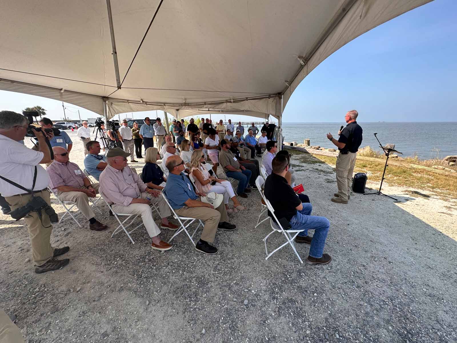 Oyster Cultch Deployment Begins Off Dauphin Island