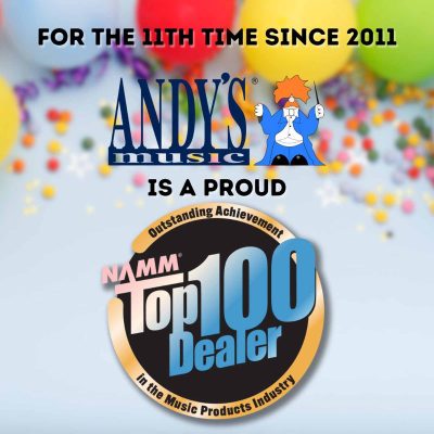Andy’s Music Named Top 100 Musical Instrument Retailer For 11th Time