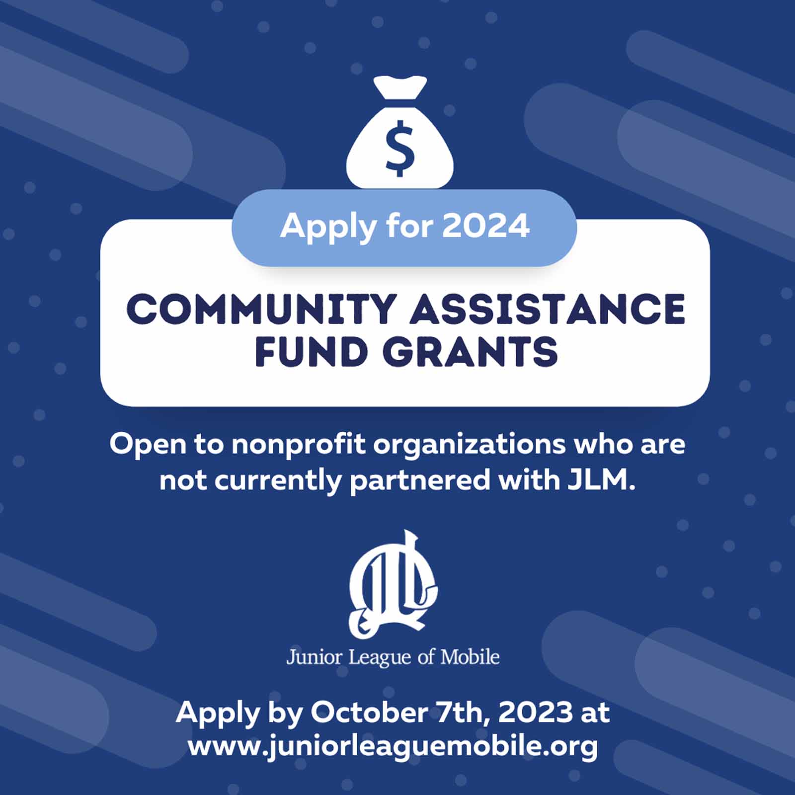 JLM Taking Community Assistance Fund Applications