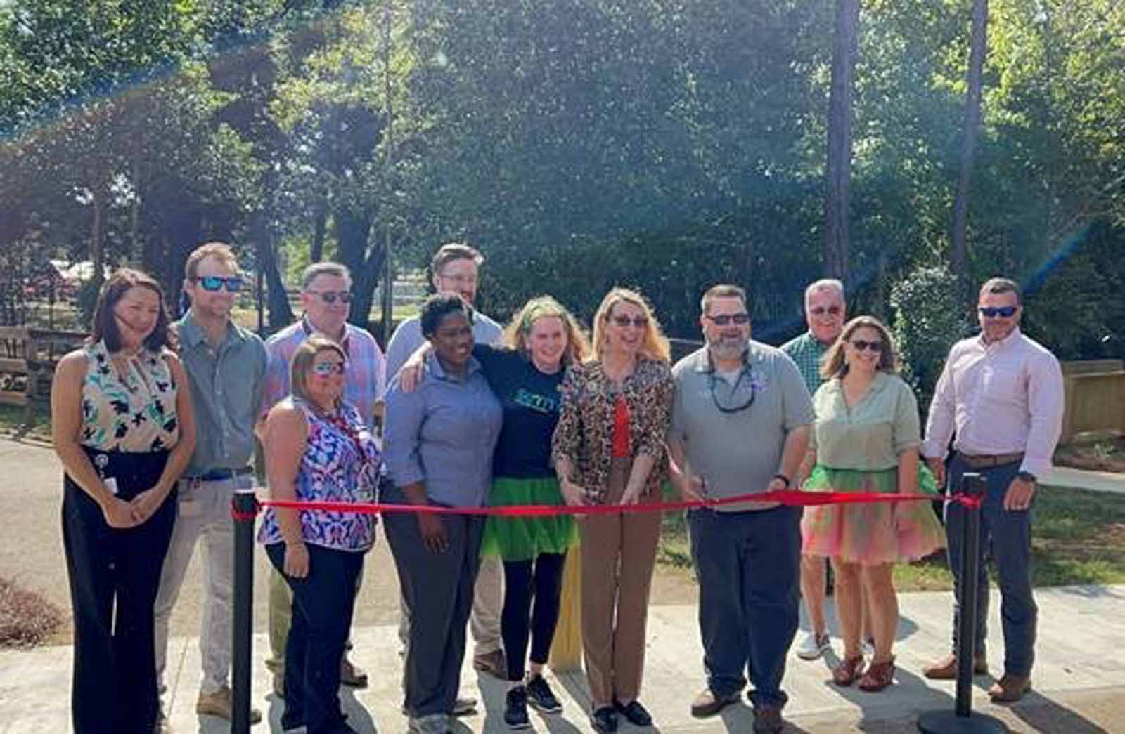 Ribbon Cut For Semmes Senior Center Walking Trail