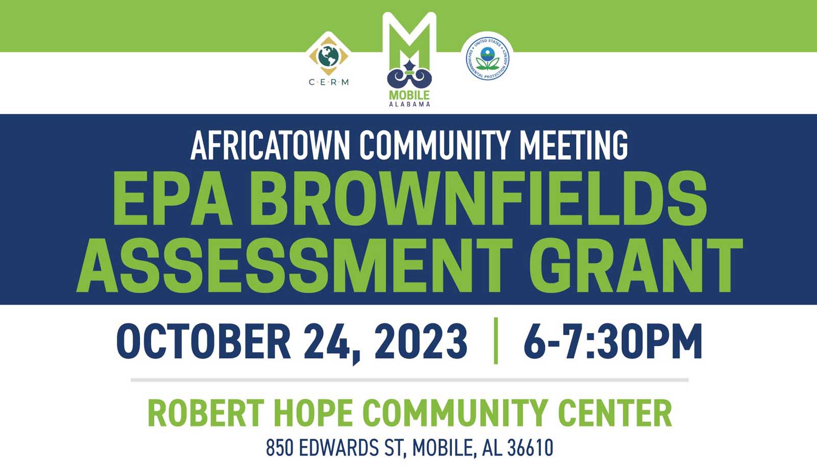 Africatown Brownfields Assessment Meeting Scheduled