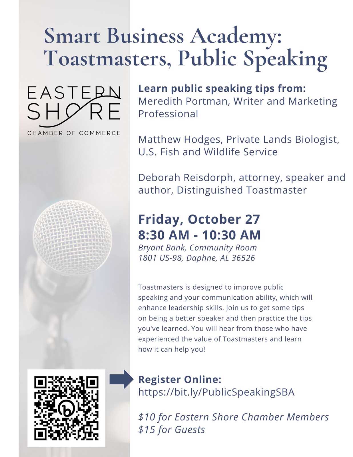 Toastmasters Coming To Daphne