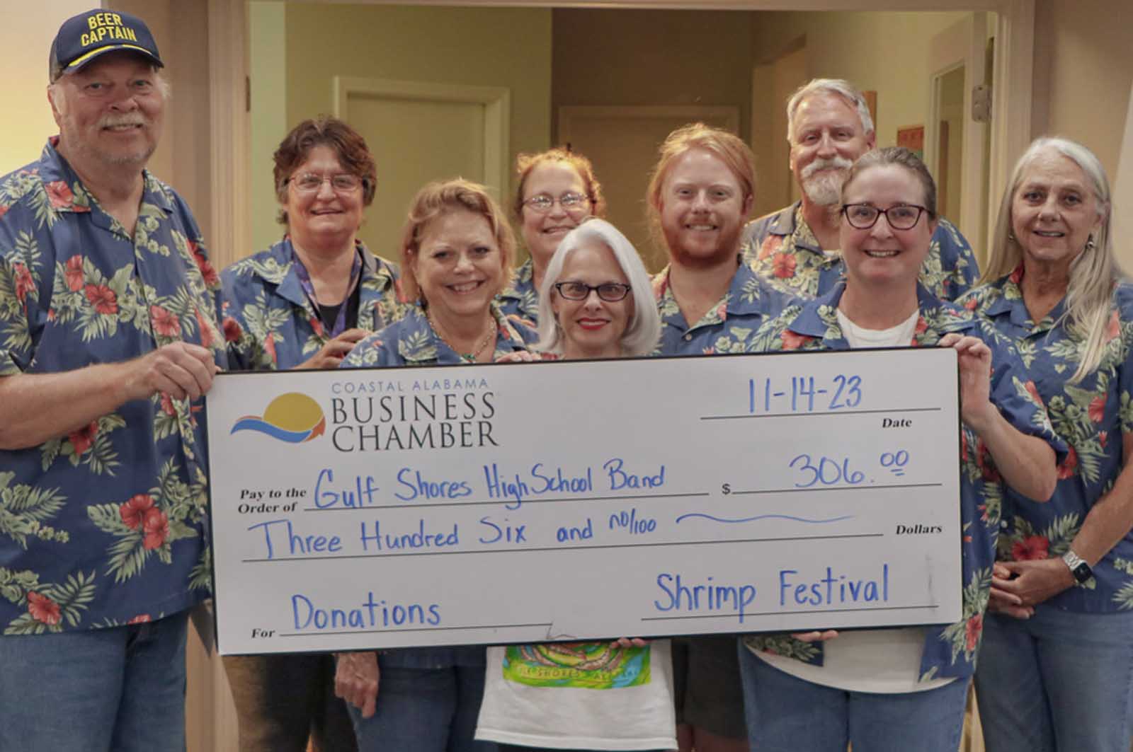 Shrimp Festival Donations Top $26