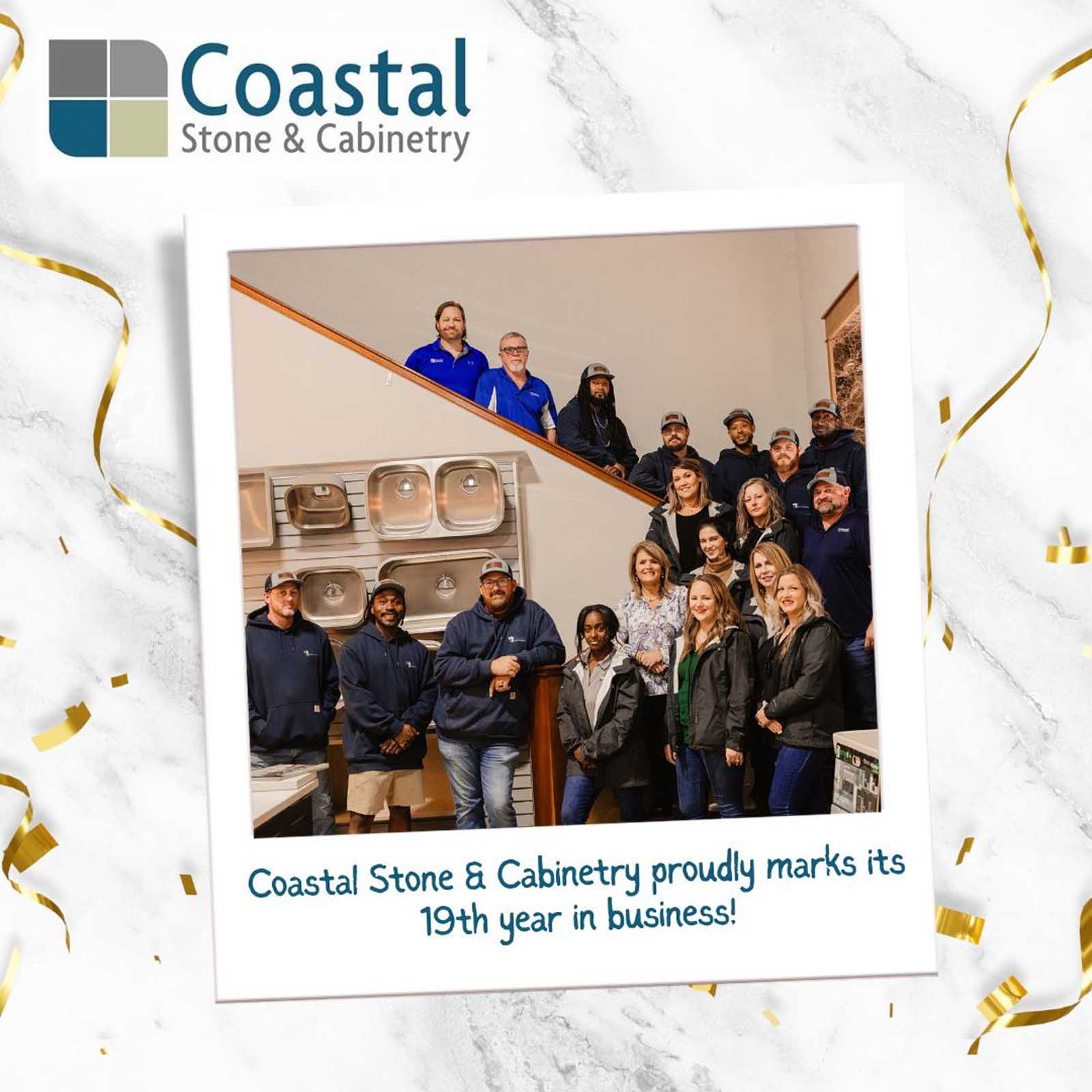 Coastal Stone &amp; Cabinetry Celebrates 19 Years In Business