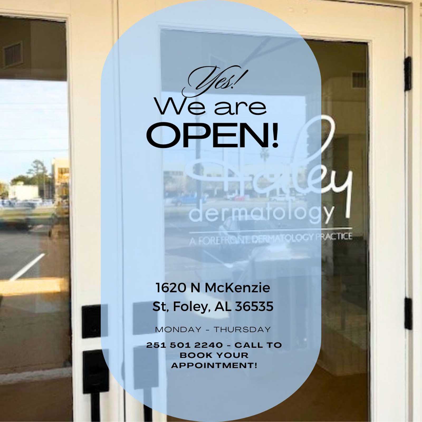 Haley Dermatology Opens Foley Location