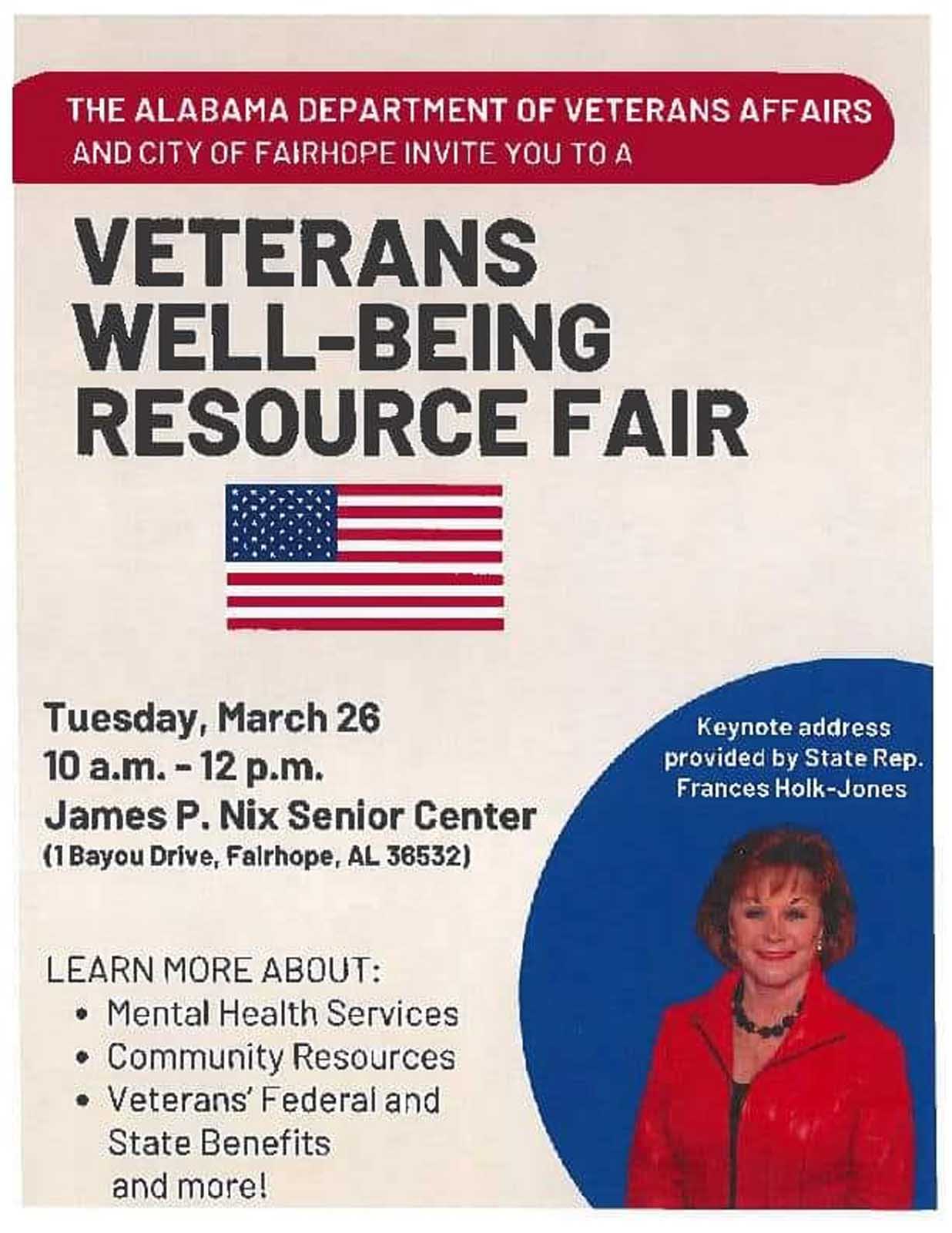 Veteran&rsquo;s Well-Being Resource Fair For Fairhope