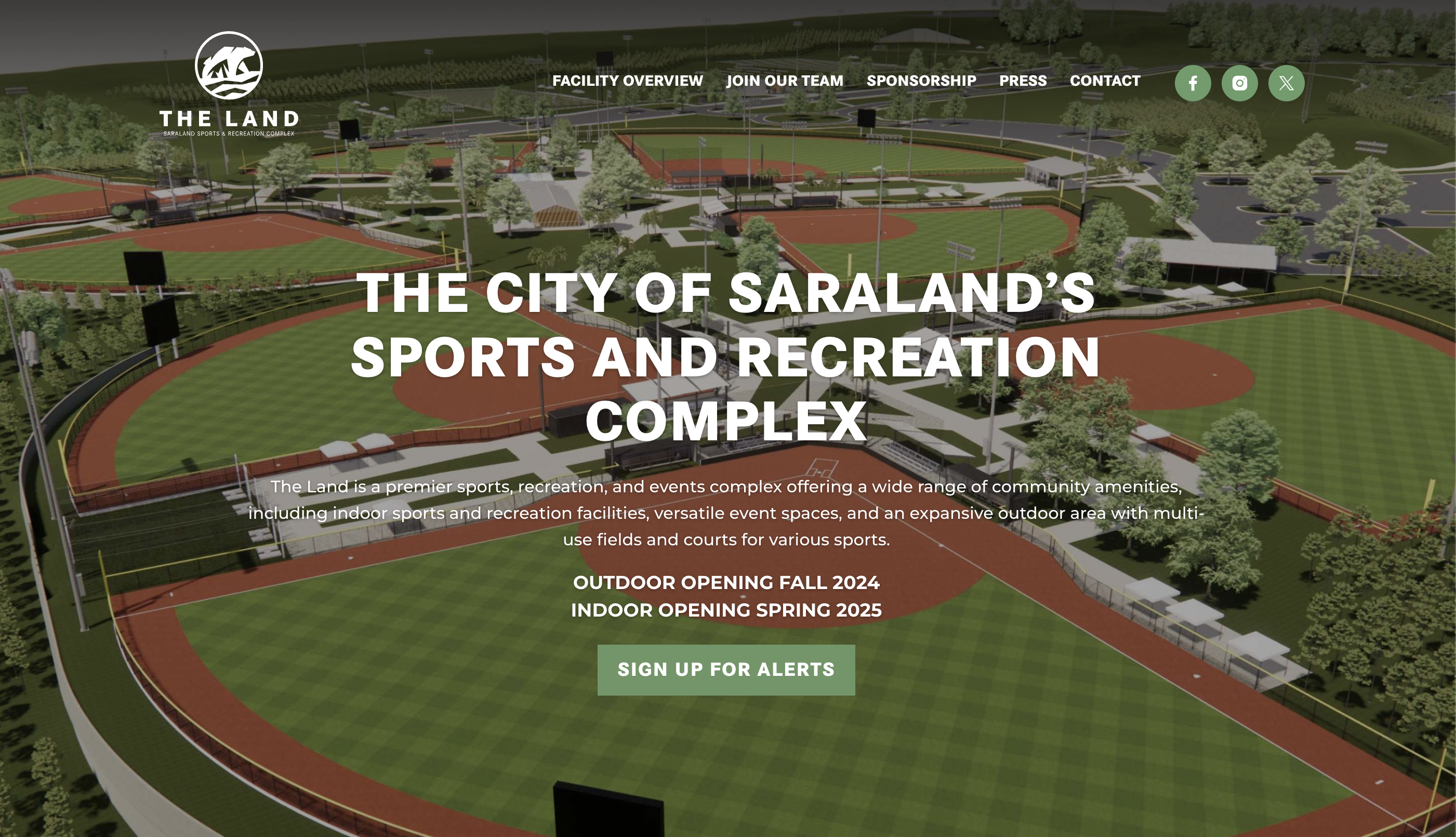 Saraland Breaks Ground On The Land Sports Complex