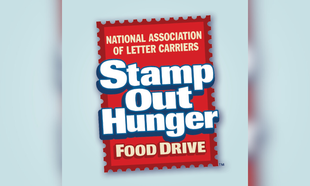 STAMP OUT HUNGER FOOD DRIVE SET FOR TOMORROW
