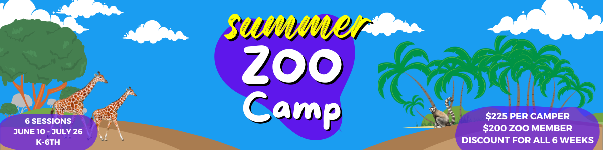 ZOO SUMMER CAMP REGISTRATION ENDS TODAY