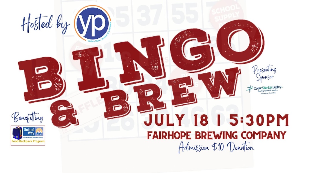 EASTERN SHORE YOUNG PROFESSIONALS TO HOLD BINGO & BREW