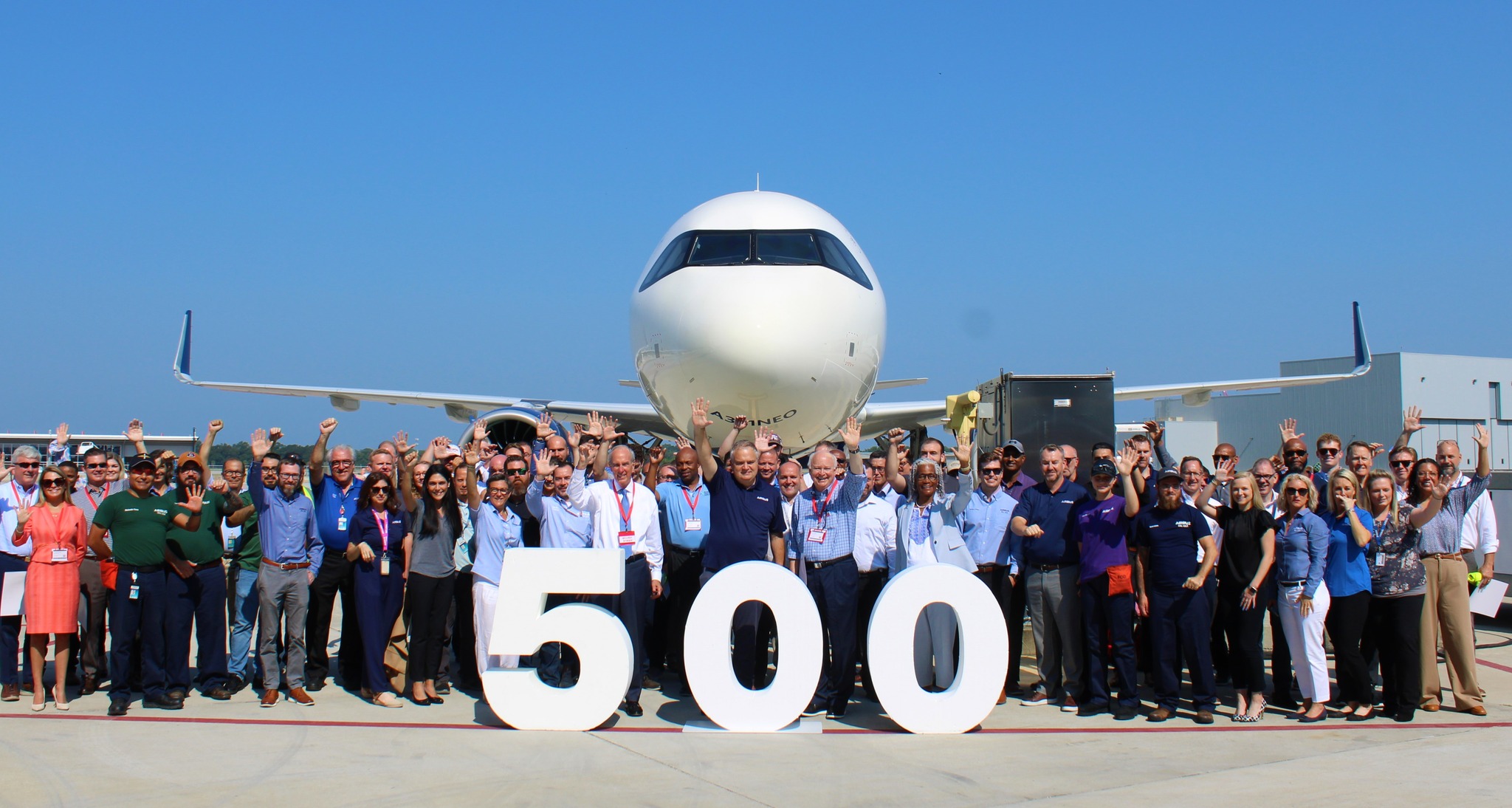 AIRBUS CELEBRATES 500TH PLANE ASSEMBLED IN MOBILE