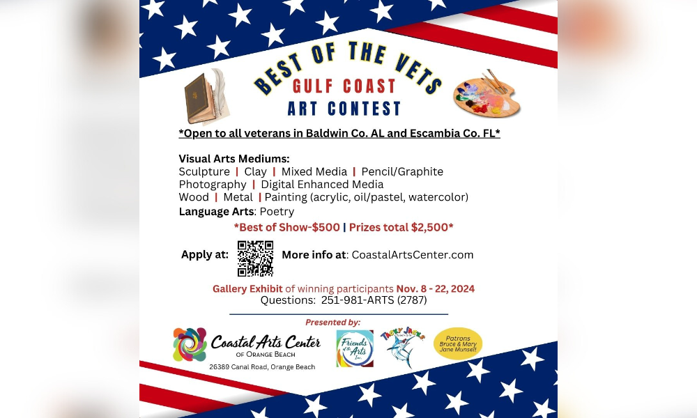 COASTAL ARTS CENTER LAUNCHES BEST OF THE VETS CONTEST