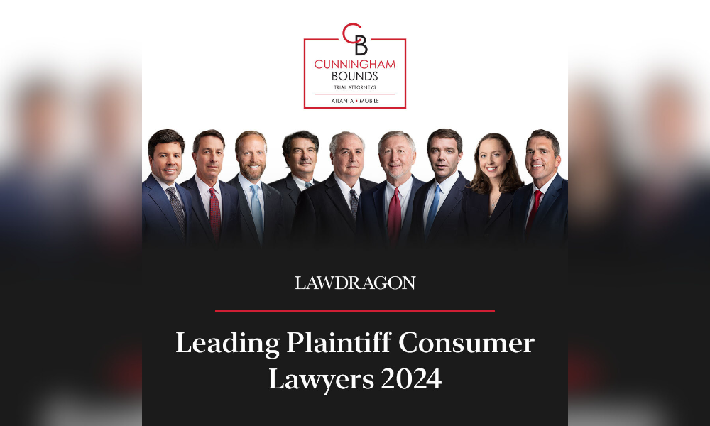 CUNNINGHAM BOUNDS ATTORNEYS NAMED TO 2024 LAWDRAGON 500 LIST