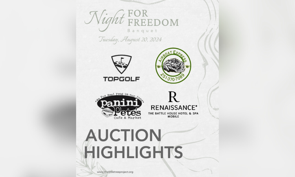 NIGHT FOR FREEDOM ONLINE SILENT AUCTION BEGINS AUGUST 10