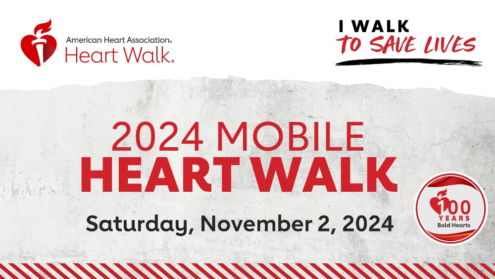 2024 MOBILE HEART WALK TO BE HELD ON NOVEMBER 2