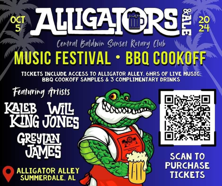 ALLIGATORS & ALE TO BENEFIT CHILDREN, VETERANS