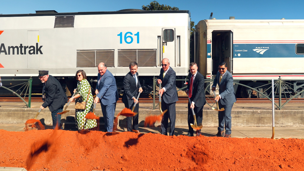 BUTTIGIEG IN MOBILE FOR AMTRAK GROUNDBREAKING