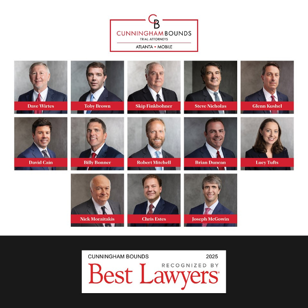 CUNNINGHAM BOUNDS ATTORNEYS NAMED TO BEST LAWYERS IN AMERICA LIST