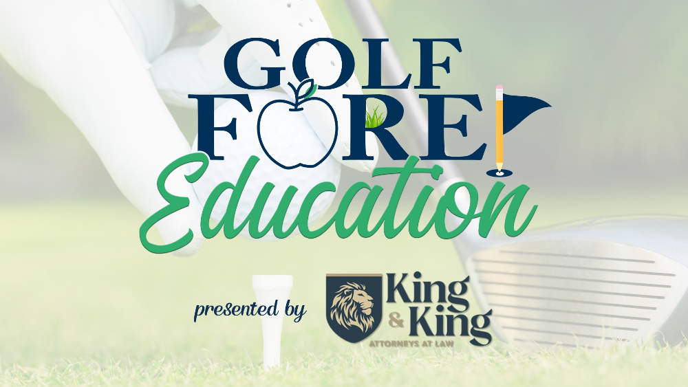 GOLF FORE! EDUCATION GOLF TOURNAMENT RESCHEDULED FOR NOVEMBER 1