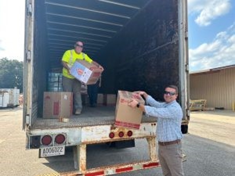 LOCAL CONSTRUCTION INDUSTRY AIDS IN HURRICANE RELIEF