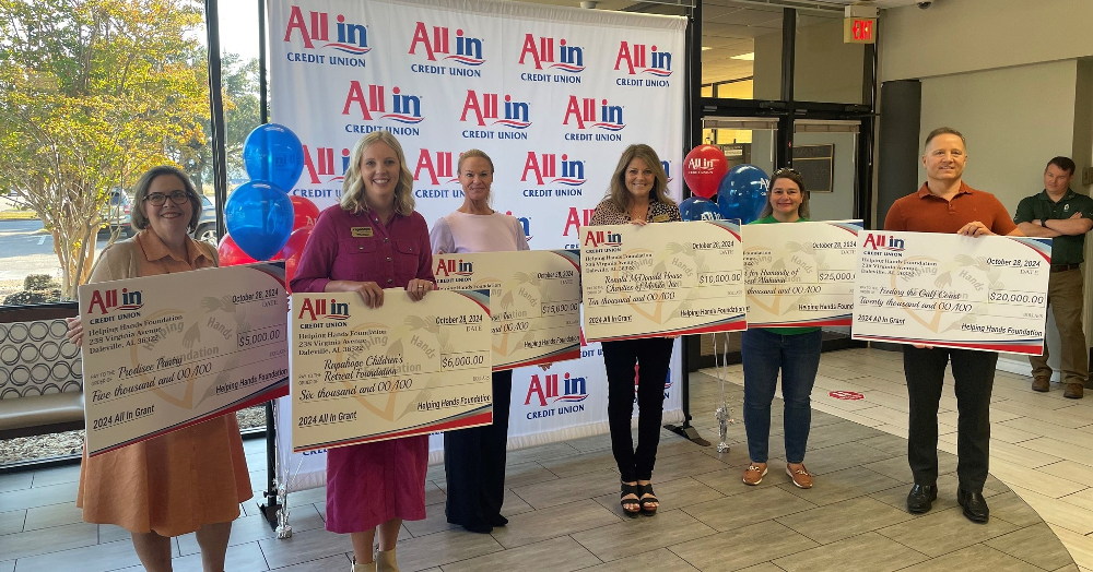 ALL IN CREDIT UNION DONATES MORE THAN $500,000