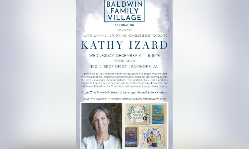 Izard to Speak at Baldwin Family Village