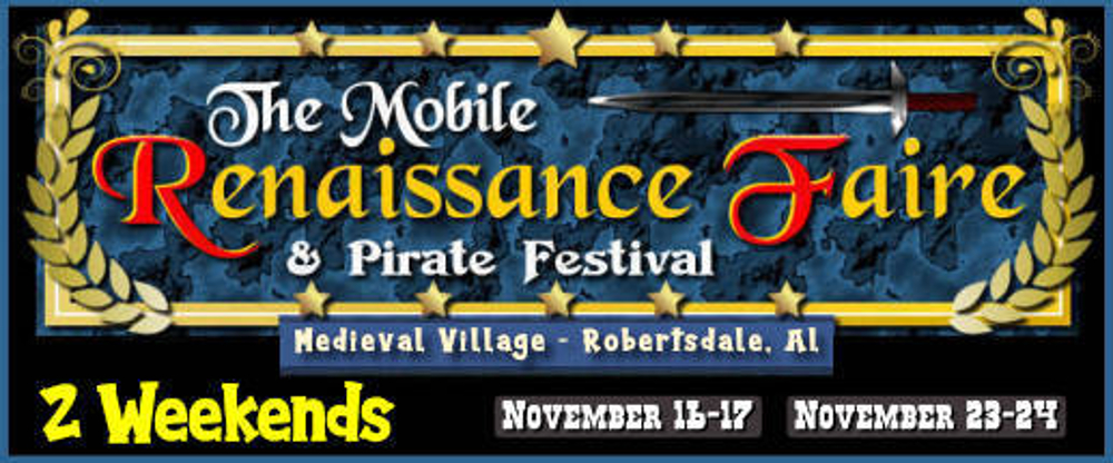 RENAISSANCE FAIRE THIS WEEKEND IN ROBERTSDALE