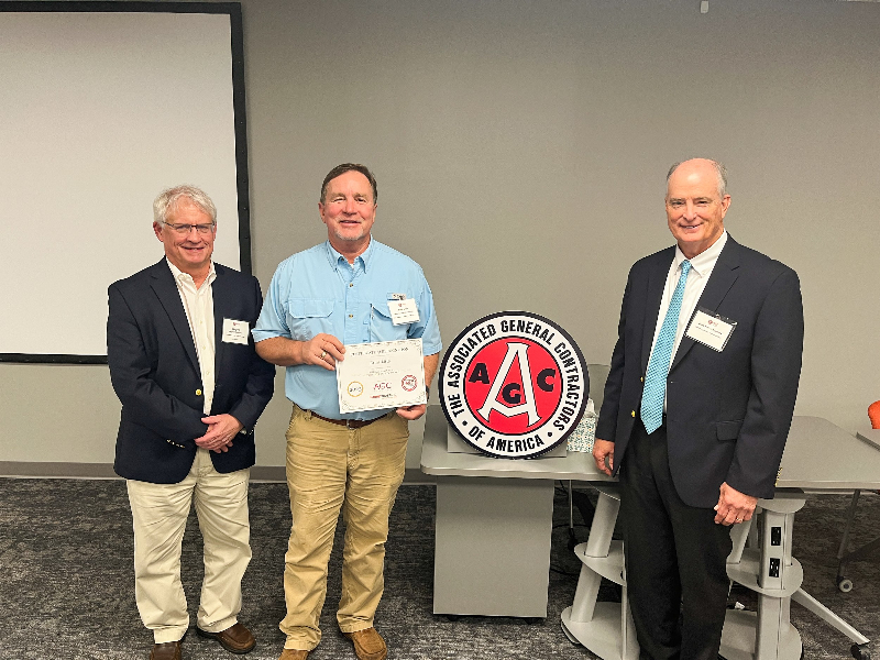 WHITE-SPUNNER’S LITTLE WINS ALABAMA AGC SUPERVISOR SAFETY AWARD