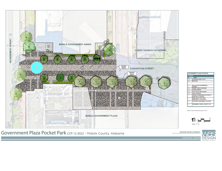 GOVERNMENT PLAZA POCKET PARK BID AWARDED