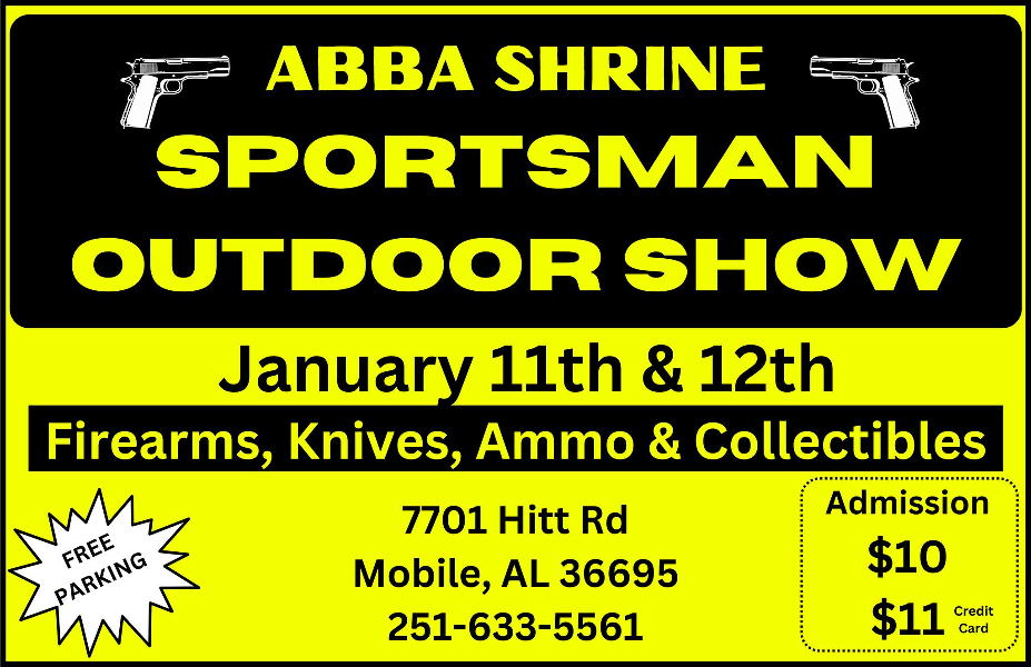 ABBA SHRINERS GUN SHOW DATES ANNOUNCED